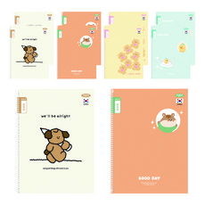 PENPIA 1000 小學通用線圈聯絡簿 10入, 隨機出貨, 1個