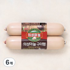 롯데햄 의성마늘 구이햄, 320g, 6개
