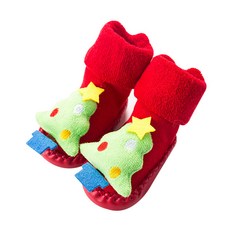 Mom's care 聖誕純色鞋襪