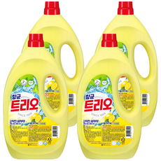 Trio 廚房清潔劑, 檸檬/萊姆, 1kg, 4個