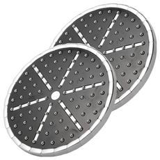 URBAN TERRACE 太陽花灑蓮蓬頭 圓形, 2個, 黑色