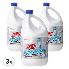 탐사 강력 배수관 세정제, 4L, 3개