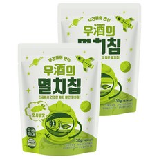 Mupungjidae 宇宙的鯷魚片 芥末口味, 30g, 2個