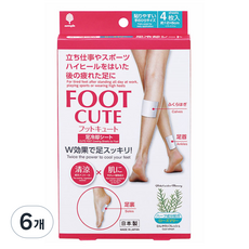 novopin Kokubo 足部可愛降溫貼迷迭香, 4入, 6個