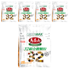 馬玉山 32綜合穀類粉 不含蔗糖和人工色素 充氮保鮮 冷熱沖泡皆宜, 25g, 12包, 5袋