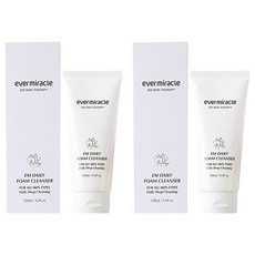 ever miracle EM溫和泡沫潔面乳, 130ml, 2條