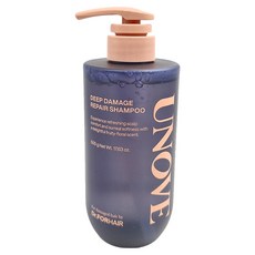 UNOVE 洗髮精 500g 深層修護 溫和清潔 改善毛躁 柔順秀髮, 1瓶