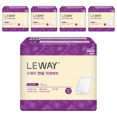 미래생활 남녀공용 르웨이 위생 성인용 깔개매트, FREE(onesize), 10개입, 5개