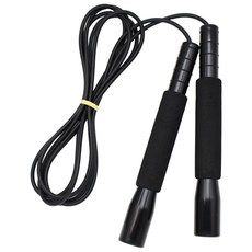 JFROPE 海綿高速跳繩, 黑色, 1個