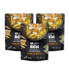 하림펫푸드 생후 3개월령 이후 강아지 더리얼 퀴진 습식사료, 3개, 100g, 황태+무