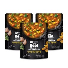 하림펫푸드 강아지 더리얼 퀴진 습식사료, 닭, 100g, 3개