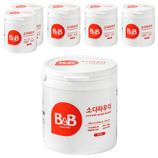 비앤비 유아용 소다 파우더 표백제, 500g, 6개