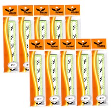 VISANG 羽球 / 網球球拍握把布 10入, 螢光黃