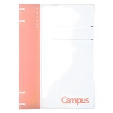KOKUYO 國譽 Campus 2x2薄型活頁夾 B5 4孔, 粉色, 1個