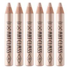 투쿨포스쿨 아트클래스 프로타주 멀티 펜슬, 1호 샤이닝 린넨, 6개