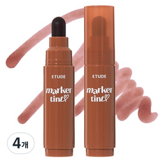 에뛰드 디어달링 마커 틴트, 10 스윗 시나몬, 4개