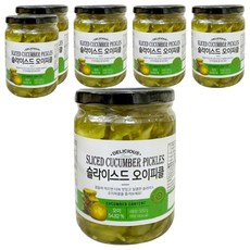 효성인터내셔널 슬라이스드 오이피클, 6개, 500g