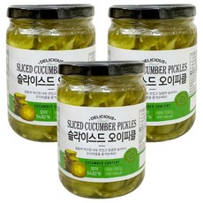 Cenfood 酸黃瓜片, 500g, 3個