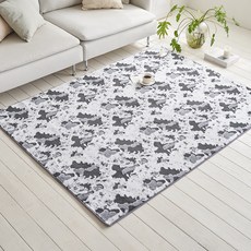 메르시데코 카치온 극세사 러그 그레이