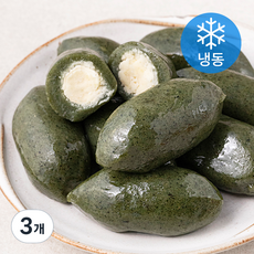 네추럴킹덤 모시떡 (냉동), 450g, 1개입, 3개