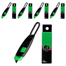 몬스터 자석부착 택배 박스 세라믹 안전 커터칼, 혼합색상, 5개