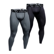 男款機能性運動內搭9分褲組 2入