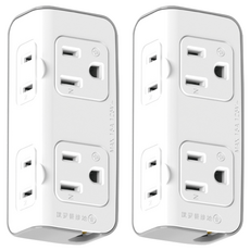 POLYWELL 寶利威爾 2 座 2P + 2 座 3 轉 2 小壁插, 96mm, PW15-T05-A083, 2個