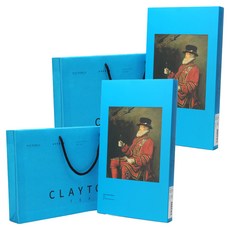 CLAYTON TEA Gallery Blue 3號國家系列 英國茶包 3種*5入組+購物袋, 2組, 芙蓉茶包 5p + 伯爵茶包 5p + rooibos 茶包 5p