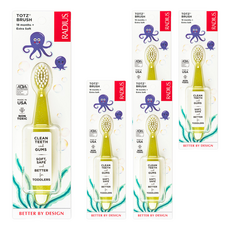 래디어스 토츠 2단계 유아용 칫솔, 옐로우, 1개입, 5개