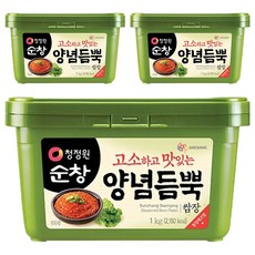 청정원순창 양념듬뿍 쌈장, 1kg, 3개