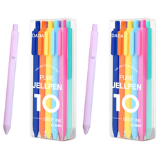 DADA Pure 中性筆 0.5mm 10入, 彩色, 2個