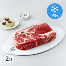 미트코리아 돼지고기 목전지 수육보쌈용 5cm (냉동), 1kg, 2개
