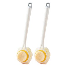 지비비 멀티 바디 샤워 등 브러쉬, 그레이 01, 2개, 1개입