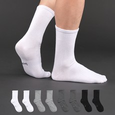 Sockpiens 男士Deofree足弓支撐無緩衝運動襪 除腳臭長筒8雙組