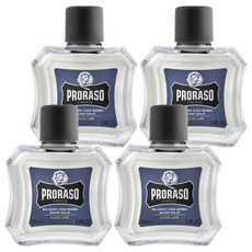 PRORASO 專業版鬍後乳 海洋麝香 100ml 3.4 FL.OZ, 4瓶