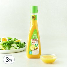 풀무원 파인애플 키위 드레싱, 525g, 3개