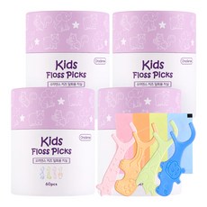 오라덴스 개별포장 키즈 일회용치실, 60개입, 4개