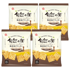 中祥 自然の顏胡椒蘇打餅, 280g, 4袋