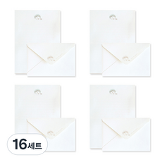 페이퍼리안 프롬 더 포레스트 편지지 세트, 고슴도치, 16세트