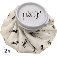 Holida 골프 냉온찜질 얼음주머니 화이트 8 x 23 cm, 2개