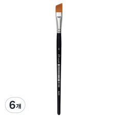 D-STYLE 斜角刷, 6個, 4號