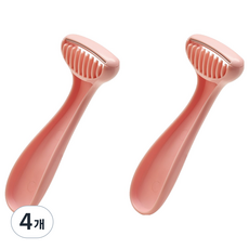 Market Ring 女性用實用除毛刀 粉紅色, 4個, 1入