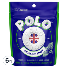 POLO 寶路 薄荷糖 迷你包裝, 30g, 6個