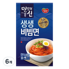 동원 면발의신 생생비빔면 392g, 6개