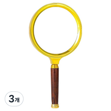 Trillionaire 高級放大鏡 金色 Type10, 3個, 單一商品