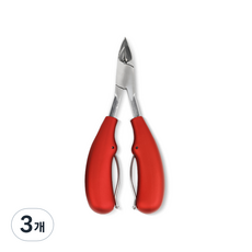 고급 체인 니퍼 + 보호캡, 레드, 3개