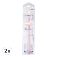 超柔密絨感萬根毛兒童牙刷 3~14歲 170 x 40 x 23mm 粉色 2支, 1入