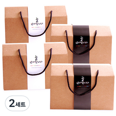 INMNP 繩柄多用途手提盒 2號 4入 + 衷心感謝 束帶 4入, 混合顏色, 2套