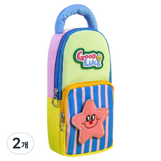 DOnG-A Pms 手提式迷你後揹包筆袋, 藍色握把, 2個