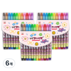 YOUNG ART 12色彩色簽字筆 女孩用, 混合顏色, 72個